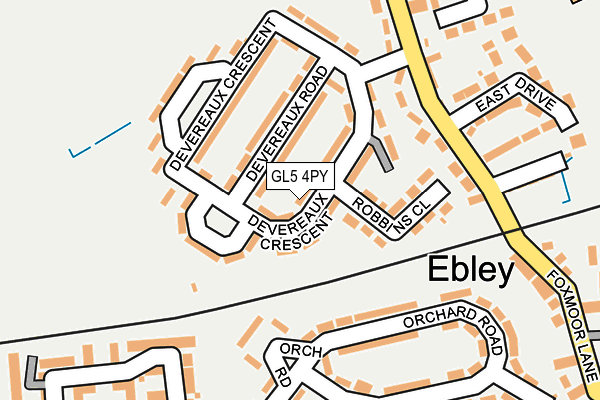 GL5 4PY map - OS OpenMap – Local (Ordnance Survey)