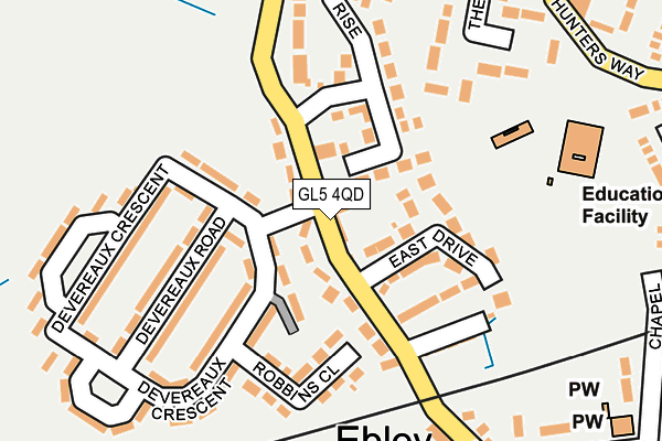 GL5 4QD map - OS OpenMap – Local (Ordnance Survey)