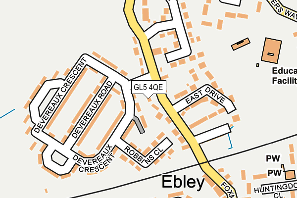 GL5 4QE map - OS OpenMap – Local (Ordnance Survey)