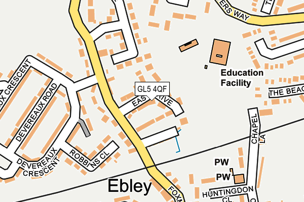 GL5 4QF map - OS OpenMap – Local (Ordnance Survey)