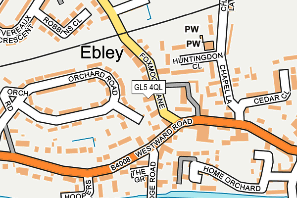 GL5 4QL map - OS OpenMap – Local (Ordnance Survey)