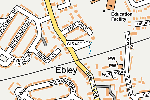 GL5 4QQ map - OS OpenMap – Local (Ordnance Survey)