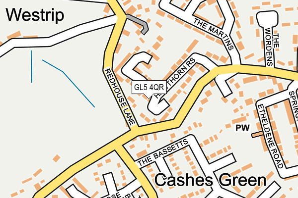 GL5 4QR map - OS OpenMap – Local (Ordnance Survey)