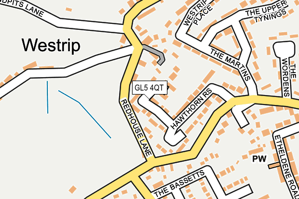 GL5 4QT map - OS OpenMap – Local (Ordnance Survey)