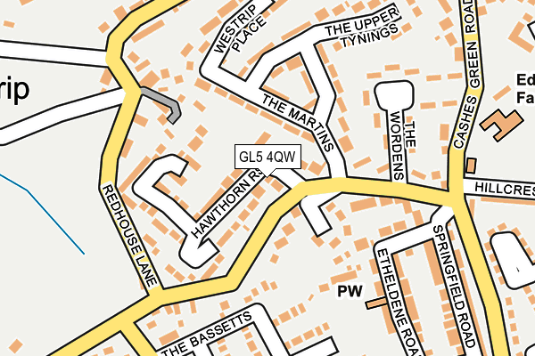 GL5 4QW map - OS OpenMap – Local (Ordnance Survey)