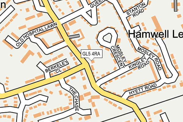 GL5 4RA map - OS OpenMap – Local (Ordnance Survey)