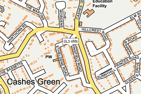 GL5 4RN map - OS OpenMap – Local (Ordnance Survey)