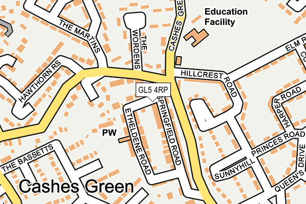 GL5 4RP map - OS OpenMap – Local (Ordnance Survey)