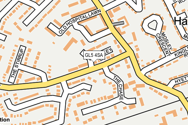 GL5 4SA map - OS OpenMap – Local (Ordnance Survey)