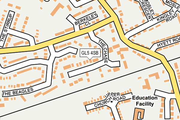 GL5 4SB map - OS OpenMap – Local (Ordnance Survey)