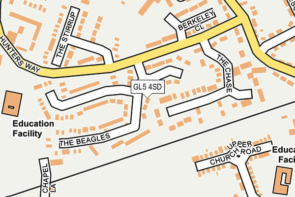 GL5 4SD map - OS OpenMap – Local (Ordnance Survey)