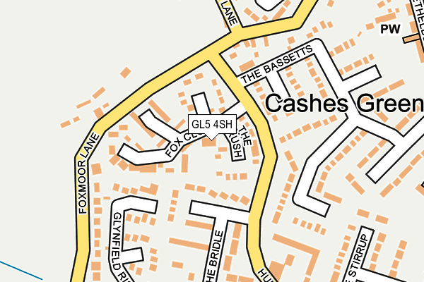 GL5 4SH map - OS OpenMap – Local (Ordnance Survey)