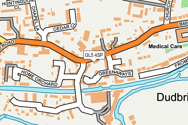 GL5 4SP map - OS OpenMap – Local (Ordnance Survey)