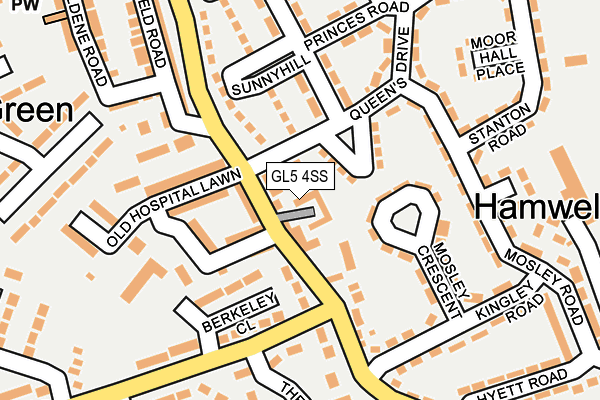 GL5 4SS map - OS OpenMap – Local (Ordnance Survey)