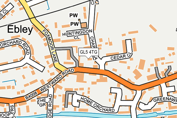 GL5 4TG map - OS OpenMap – Local (Ordnance Survey)