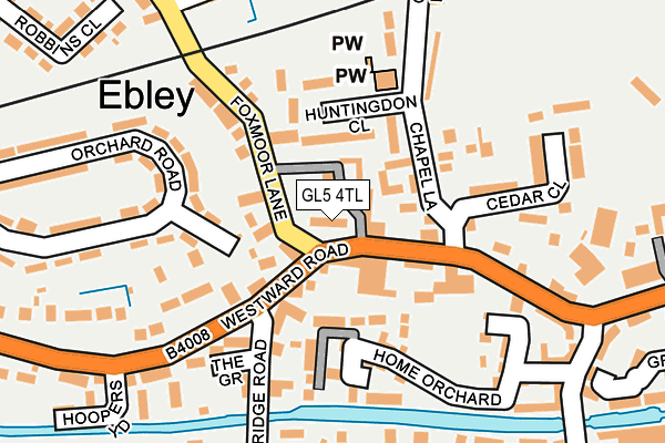 GL5 4TL map - OS OpenMap – Local (Ordnance Survey)