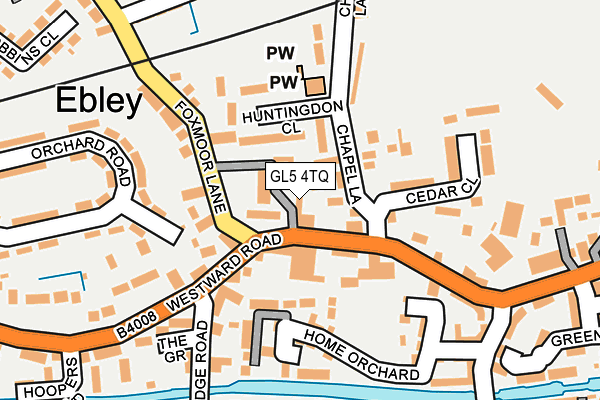 GL5 4TQ map - OS OpenMap – Local (Ordnance Survey)