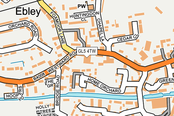 GL5 4TW map - OS OpenMap – Local (Ordnance Survey)