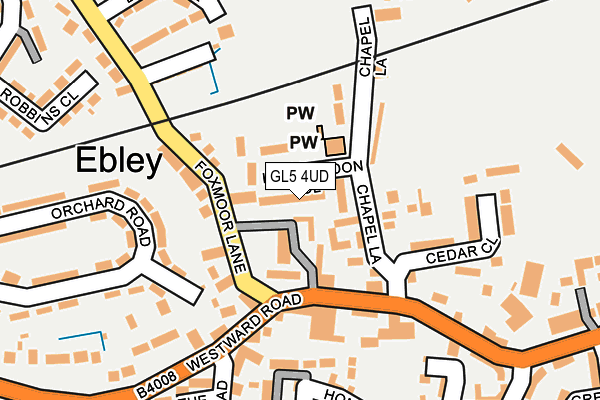 GL5 4UD map - OS OpenMap – Local (Ordnance Survey)