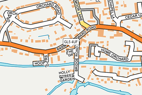 GL5 4UF map - OS OpenMap – Local (Ordnance Survey)