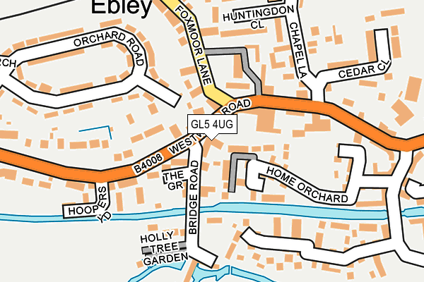 GL5 4UG map - OS OpenMap – Local (Ordnance Survey)