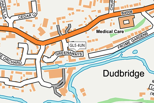 Map of THE COMMERCIAL GROUP LTD at local scale