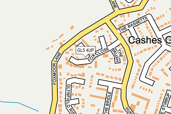 GL5 4UP map - OS OpenMap – Local (Ordnance Survey)