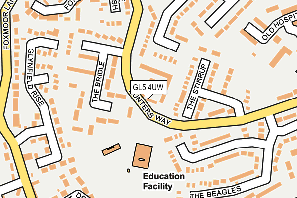GL5 4UW map - OS OpenMap – Local (Ordnance Survey)