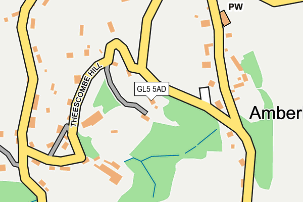 GL5 5AD map - OS OpenMap – Local (Ordnance Survey)