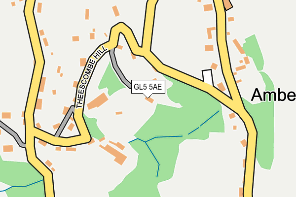 GL5 5AE map - OS OpenMap – Local (Ordnance Survey)