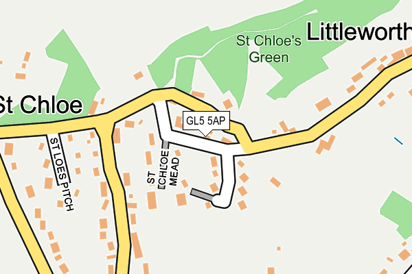 GL5 5AP map - OS OpenMap – Local (Ordnance Survey)