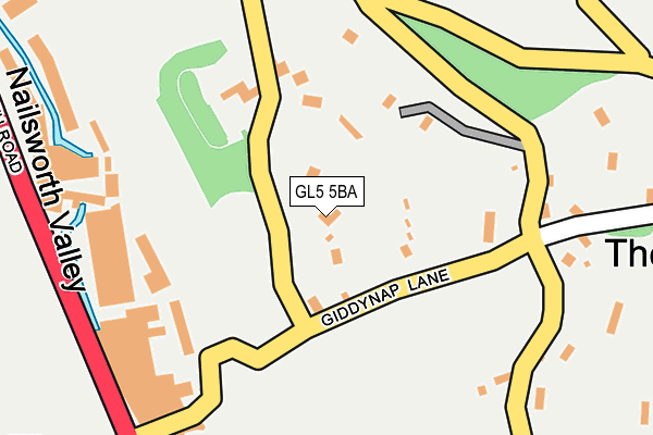 GL5 5BA map - OS OpenMap – Local (Ordnance Survey)