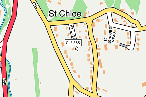 GL5 5BB map - OS OpenMap – Local (Ordnance Survey)