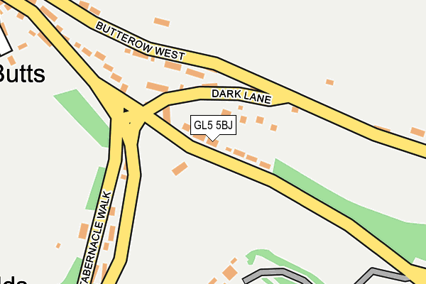 GL5 5BJ map - OS OpenMap – Local (Ordnance Survey)