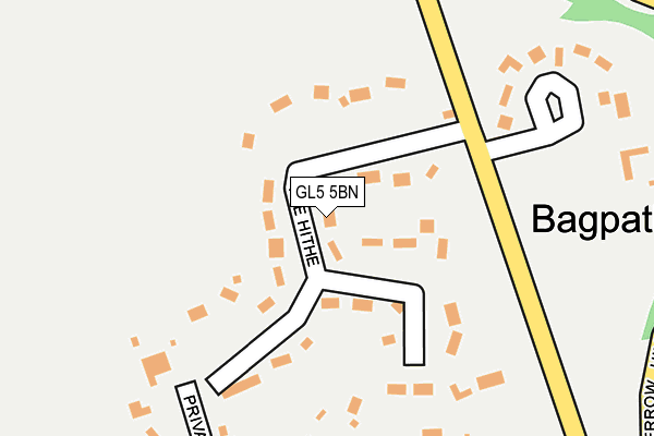 GL5 5BN map - OS OpenMap – Local (Ordnance Survey)