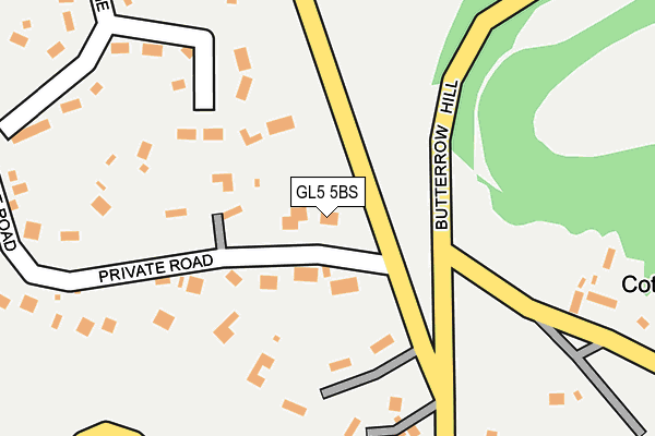 GL5 5BS map - OS OpenMap – Local (Ordnance Survey)