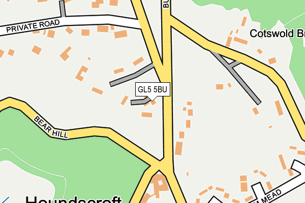 GL5 5BU map - OS OpenMap – Local (Ordnance Survey)