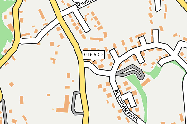 GL5 5DD map - OS OpenMap – Local (Ordnance Survey)