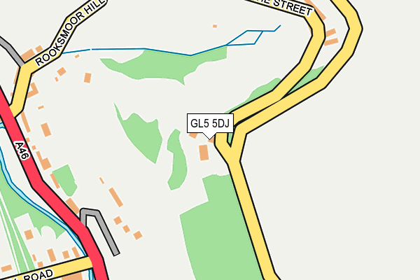 GL5 5DJ map - OS OpenMap – Local (Ordnance Survey)