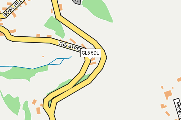 GL5 5DL map - OS OpenMap – Local (Ordnance Survey)