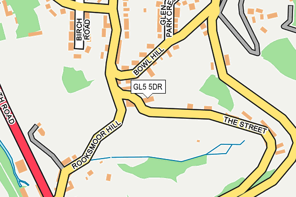 GL5 5DR map - OS OpenMap – Local (Ordnance Survey)