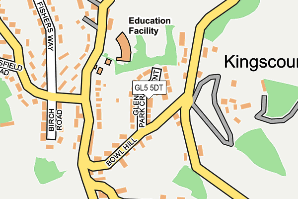 GL5 5DT map - OS OpenMap – Local (Ordnance Survey)