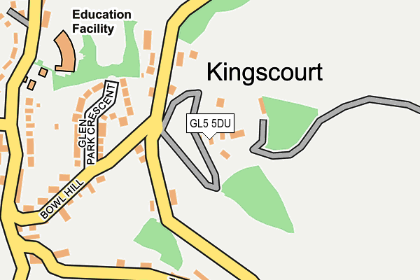 GL5 5DU map - OS OpenMap – Local (Ordnance Survey)