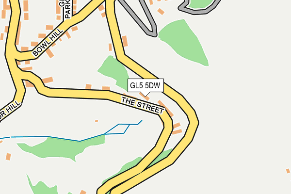 GL5 5DW map - OS OpenMap – Local (Ordnance Survey)
