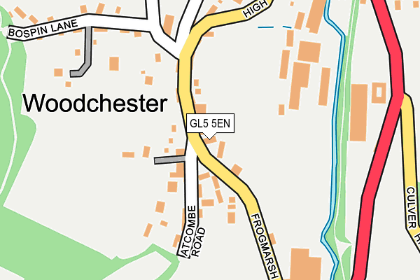 GL5 5EN map - OS OpenMap – Local (Ordnance Survey)