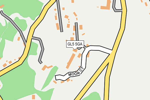 GL5 5GA map - OS OpenMap – Local (Ordnance Survey)