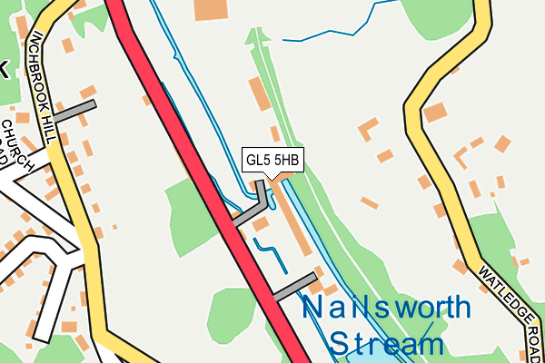 GL5 5HB map - OS OpenMap – Local (Ordnance Survey)