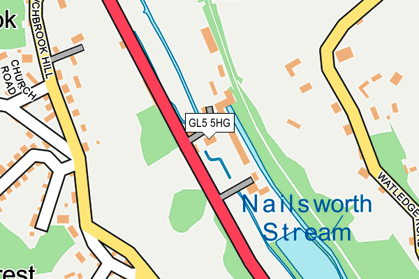 GL5 5HG map - OS OpenMap – Local (Ordnance Survey)