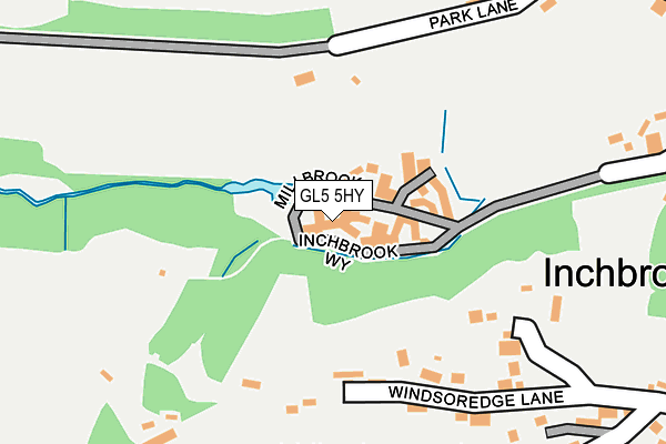 GL5 5HY map - OS OpenMap – Local (Ordnance Survey)