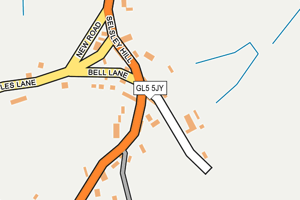 GL5 5JY map - OS OpenMap – Local (Ordnance Survey)